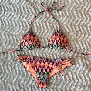 NWT Victoria’s Secret Ikat Print Bikini Set